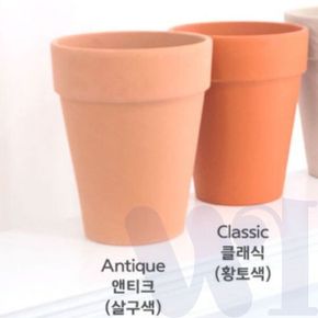 위아리턴 독일 키큰 토분 26X31CM 엔티크 소형화분 가정용화분 화이트