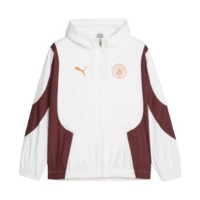 Puma 푸마 맨체스터 시티 프리매치 우븐 앤섬 자켓 화이트 오버진
