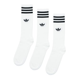 아디다스 SOLID CREW SOCK 양말 (공용) S21489