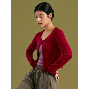 Soft Tale Cardigan (Red)