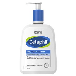 세타필 오일리 스킨 클렌저 Cetaphil Oily Skin Cleanser 500ml