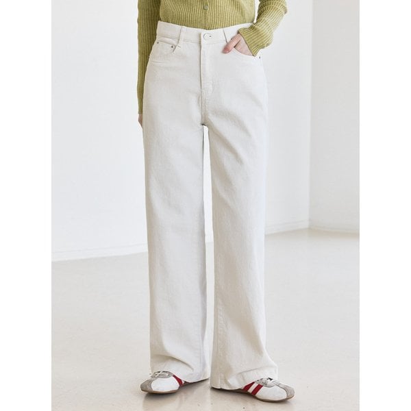 세미와이드 실루엣 시크릿밴딩 코튼 팬츠_4color