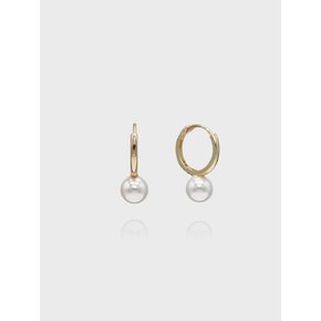 Adele One touch Swarovski Pearl 14K Earring