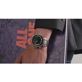 [UNIMATIC]우니마틱 솔리드 스틸 브레이슬릿 메탈/SOLID STEEL BRACELET METAL/UME1M90BK1A17