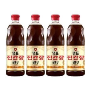 샘표 진간장 금F3 860ml x 4개 샘표진간장 진한간장 (WC5E025)