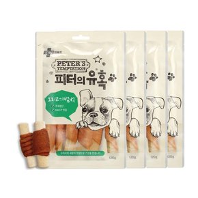 [무료배송]피터의 유혹 강아지간식 CL치킨범벅 120g×4개