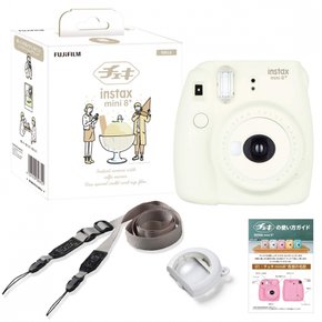 FUJIFILM instax mini8 INS MINI 8PLUS VANILLA 인스턴트 카메라 체키 플러스 클로즈업