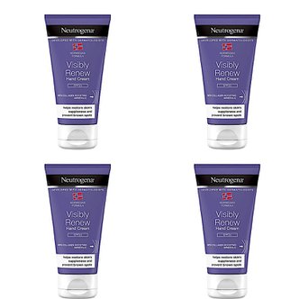  뉴트로지나 노르웨이 포뮬라 비저블리 리뉴 핸드크림 SPF20 Neutrogena Hand Cream 75ml 4개