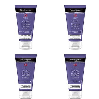  뉴트로지나 노르웨이 포뮬라 비저블리 리뉴 핸드크림 SPF20 Neutrogena Hand Cream 75ml 4개