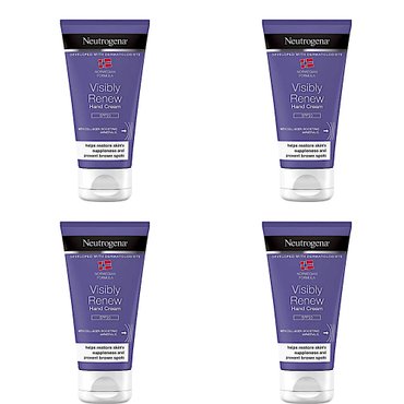  뉴트로지나 노르웨이 포뮬라 비저블리 리뉴 핸드크림 SPF20 Neutrogena Hand Cream 75ml 4개