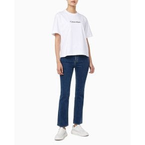 AK분당점 캘빈클라인 여성 릴렉스 스탠다드 크루넥 반팔 티셔츠 47A220G-YAA