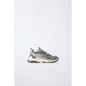 ZARA 자라 키즈 메탈릭 트레이너 운동화 실버 6315830808 6315830 1439649