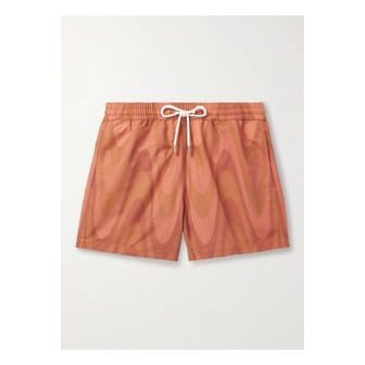 프레스코볼 카리오카(Frescobol Carioca) 프레스코볼 카리오카 리오 스트레이트 미드 렝스 프린트 스윔 쇼츠 46376663162873347