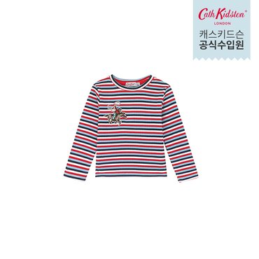캐스키드슨 키즈 긴팔 에브리데이 티셔츠 스트라이프  (CK-K106155418148199_SET)