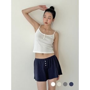 D. BASIC COTTON BUTTON TOP - 4 COLOR