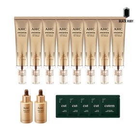 AHC 아이크림 시즌11 40ml x8 + 리얼 골드 앰플 30ml x2 + 세라밤 앰플 1ml 5매