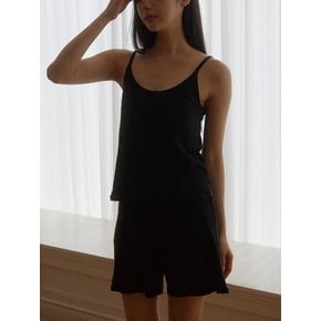 Daily Cotton Modal Home Sleeveless_Black