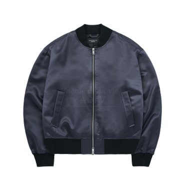 아크메드라비 PUCKERING SATIN MA-1 JACKET BLACK 샤틴 MA-1 JKPKMA-BLK