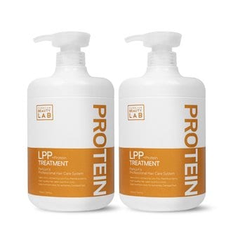 박준 뷰티랩 LPP 단백질 트리트먼트 헤어 팩 1000ml 1+1, 블루밍도손