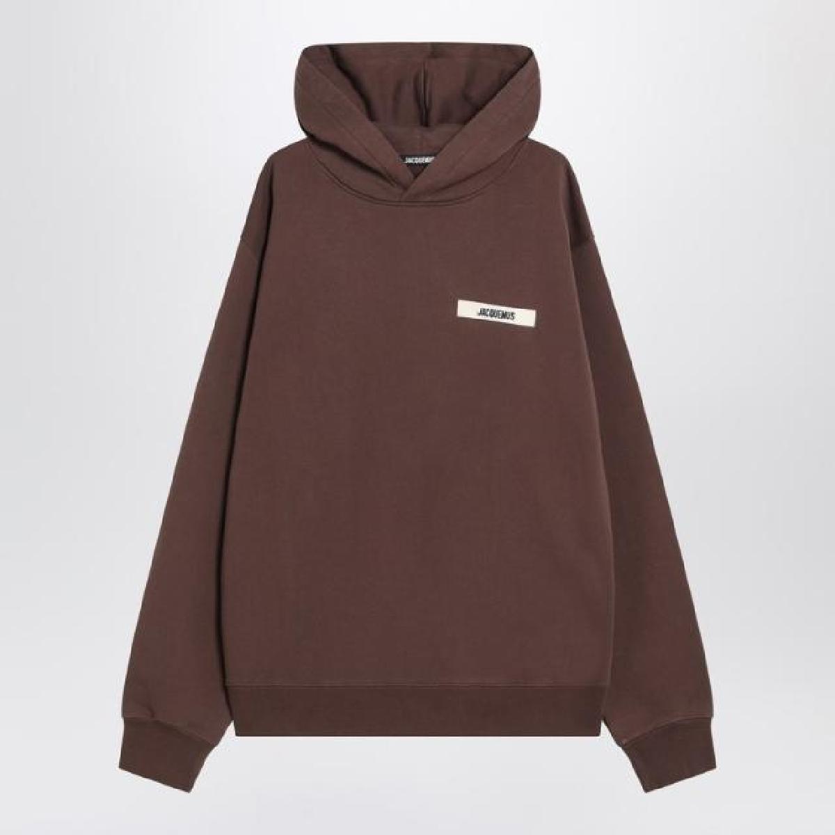 JACQUEMUS Brown cotton hoodie 25EHOM00247AJ00126/R_JACQM-880 - 이마트몰