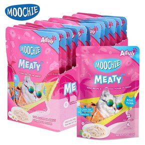 무치 미티 참치 그레이비 고양이 간식 휴먼그레이드 파우치 70g x 12개