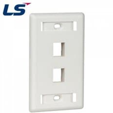 LS전선 LS-FP-US-2PORT 아울렛 페이스 플레이트 2구_WF4C40D