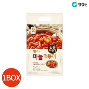  청정원 대구식 마늘 떡볶이 380g x 10봉