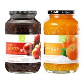 초록원 꿀대추차 1kg +제주 감귤차 1kg