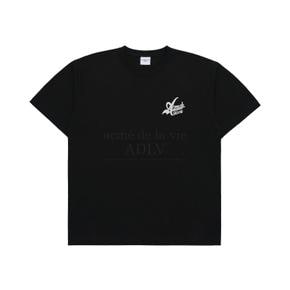 BIG LOGO 2 PRINTING SHORT SLEEVE T-SHIRT BLACK 빅스크립트2 블랙 SSLBST-BLK