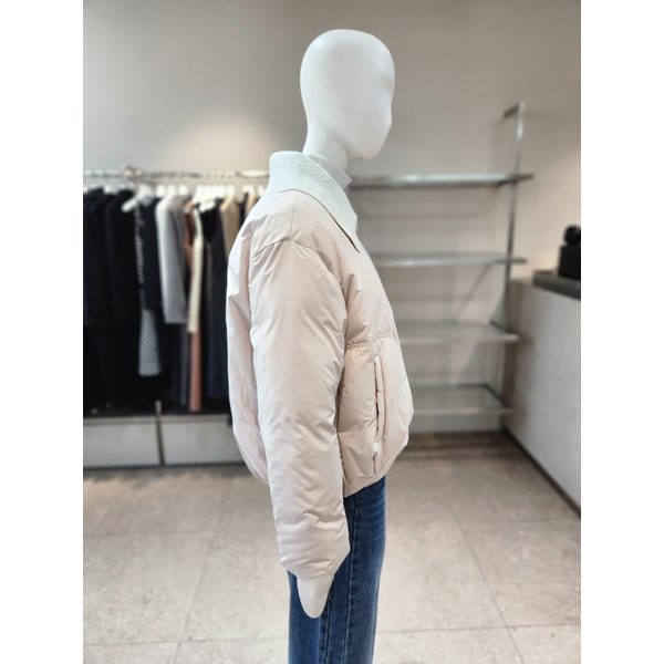 [여주점] [나이스클랍] 니트 카라 구스 패딩 A261PWD101