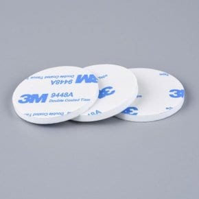 3M 아크릴 원형 양면 폼 테이프 25mm 10P RD-10276 (W8F6B54)