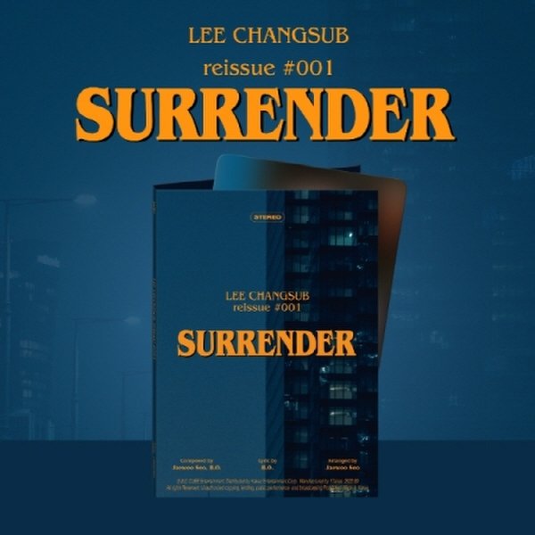 [PLATFORM ALBUM]이창섭 - Reissue #001 Surrender (Platform Ver.) / Lee Chang Sub - Reissue #001 Surrender (Platform Ver.)