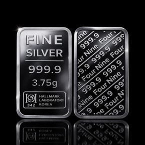 1돈 순은 실버바 999.9% 포나인 3.75g 돌잔치 생일 선물 축하 은테크 은투자 보증서
