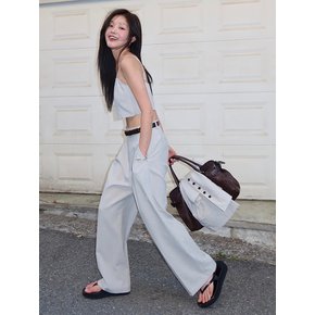 Two Tuck Stitch Trousers _ 2color