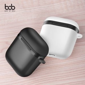 BOB 애플 에어팟 전용 오레오 배색 젤리 하드 케이스+스트랩 포함
