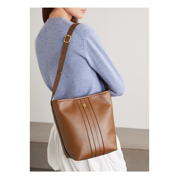 베케트 패널 가죽 버킷 백 탠 브라운 46376663162836880