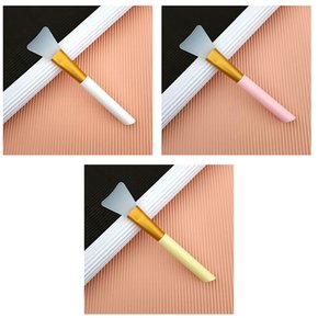 메이크업 실리콘 주걱 브러쉬 스파츌라 화장품 팩붓 DIY 실기 팩브러쉬 실리콘브러쉬 스푼