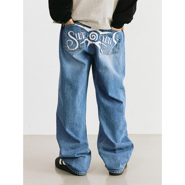 썬스팟 데님 팬츠 [라이트블루]