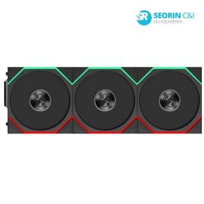 [서린공식] 리안리 UNI FAN TL FLEX 120 블랙 3팩