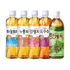  웅진식품 차음료 하늘보리 헛개 누룽지 자색옥수수 결명자 500ml 20개 모음전