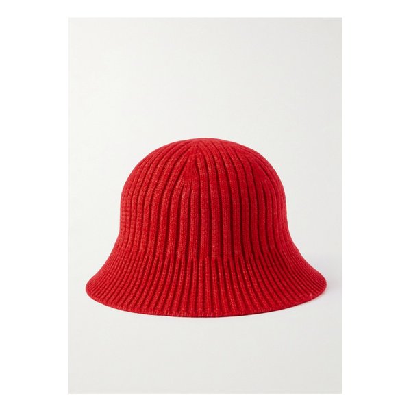 아치4 잰더 골지 캐시미어 버킷 햇 레드 1647597342086557