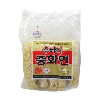  냉동천일 수타식중화면1.15kg