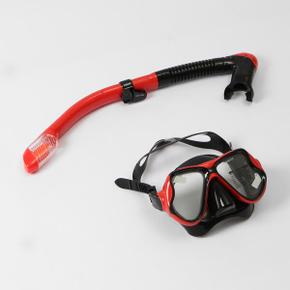 /위드마켓 고급형 잠수경 스노클링 세트(AM708/AS400) (레드)