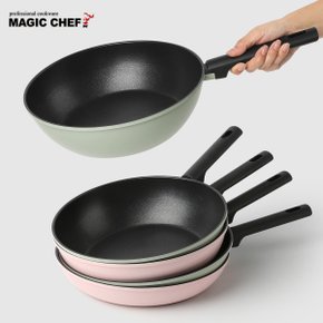 열효율좋은 알루미늄팬 인덕션 프라이팬 웍팬 궁중 튀김팬 28cm 4종