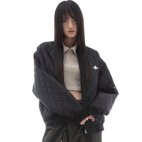 QUILT JUMPER IN BLACK (오버핏 누빔점퍼)