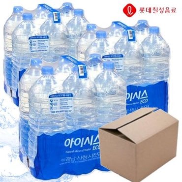 텐바이텐 롯데 아이시스 ECO 무라벨 2L 18병 생수