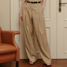 [BE 컬러 리뉴얼] 알마 투 턱 와이드 팬츠 / ALMA TWO TUCK WIDE PANTS_3colors