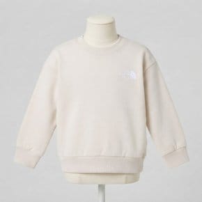 노스페이스 키즈 키즈 고 투 스웻셔츠 CREAM_BEIGE NM5MS02U