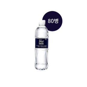 지리산 물하나 생수 500ml X 80병 나트륨,칼륨,마그네슘