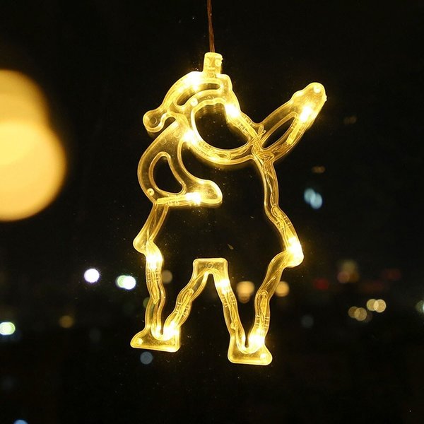 감성 LED 산타 장식전구 크리스마스 행잉 창문조명